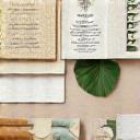 Campioni di diverse texture di carta ecologica.